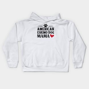 American Eskimo dog mama Kids Hoodie